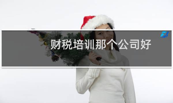 财税培训那个公司好