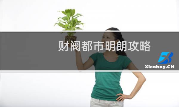 财阀都市明朗攻略