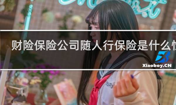 财险保险公司随人行保险是什么性质