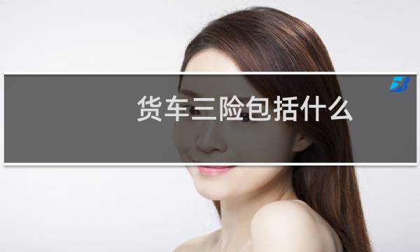 货车三险包括什么