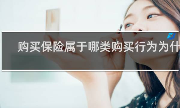 购买保险属于哪类购买行为为什么