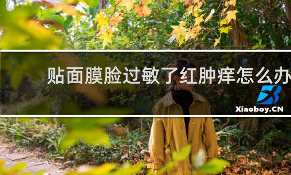 贴面膜脸过敏了红肿痒怎么办