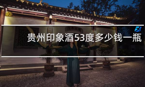 贵州印象酒53度多少钱一瓶