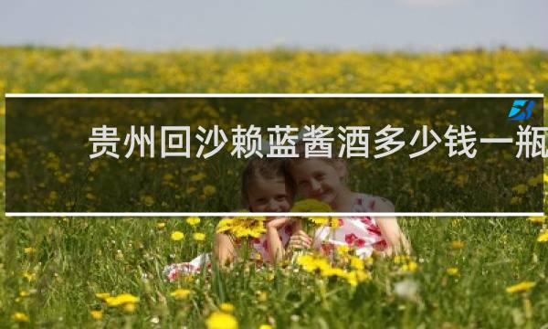 贵州回沙赖蓝酱酒多少钱一瓶