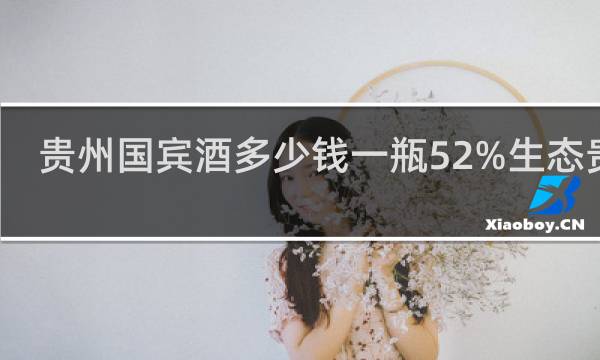 贵州国宾酒多少钱一瓶52%生态贵州