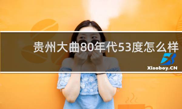 贵州大曲80年代53度怎么样