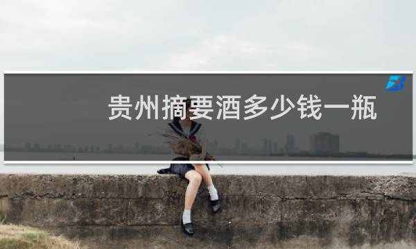 贵州摘要酒多少钱一瓶