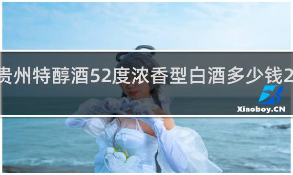 贵州特醇酒52度浓香型白酒多少钱2014年