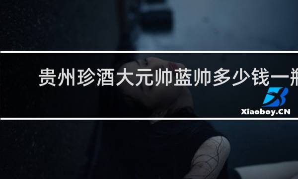贵州珍酒大元帅蓝帅多少钱一瓶
