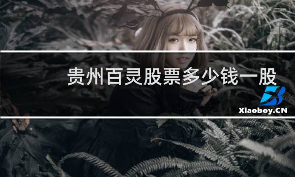 贵州百灵股票多少钱一股