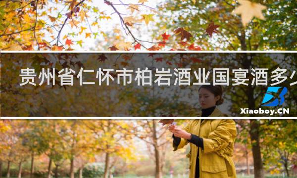 贵州省仁怀市柏岩酒业国宴酒多少钱