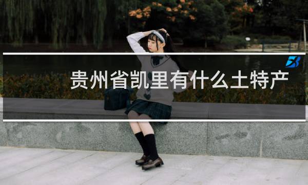贵州省凯里有什么土特产