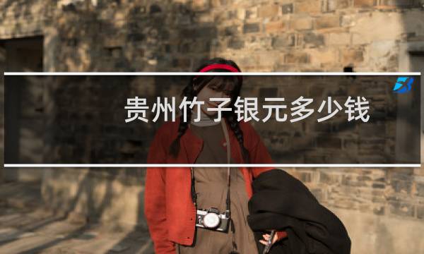 贵州竹子银元多少钱