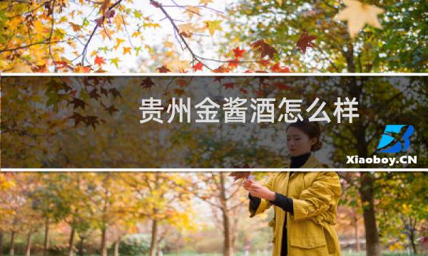 贵州金酱酒怎么样?