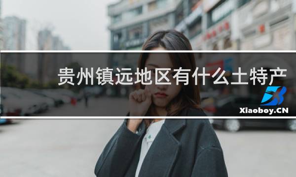 贵州镇远地区有什么土特产