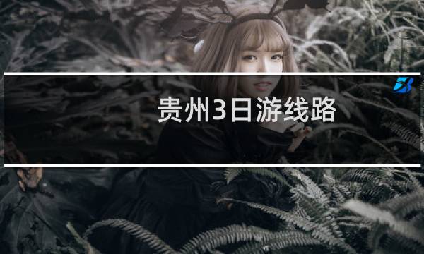 贵州3日游线路
