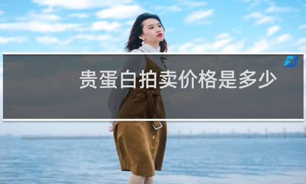 贵蛋白拍卖价格是多少