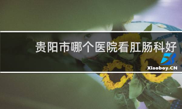 贵阳市哪个医院看肛肠科好