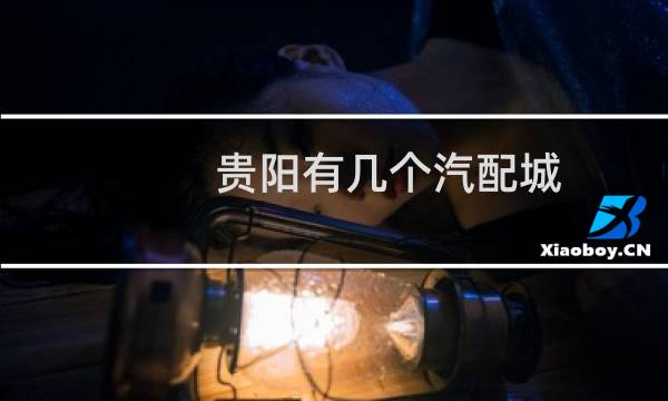 贵阳有几个汽配城