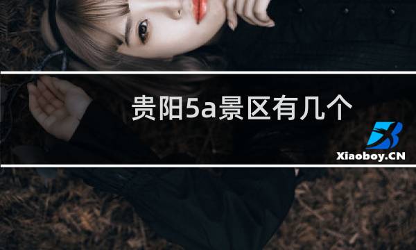 贵阳5a景区有几个