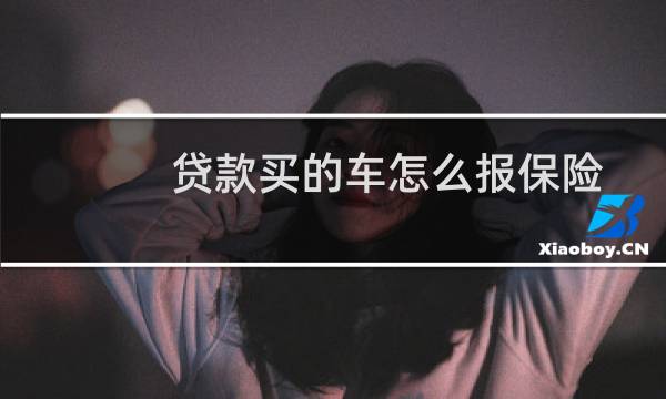 贷款买的车怎么报保险