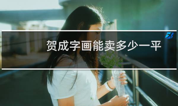 贺成字画能卖多少一平