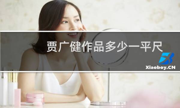 贾广健作品多少一平尺