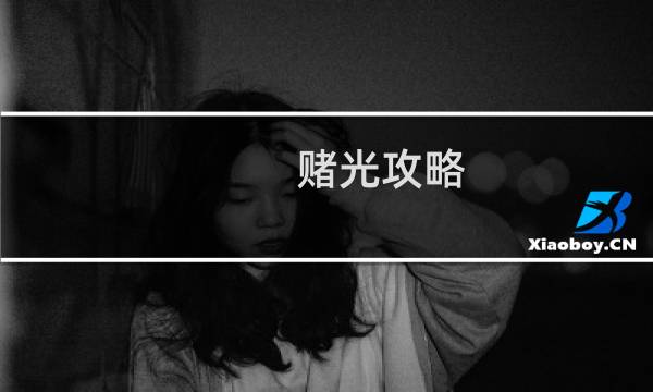 赌光攻略