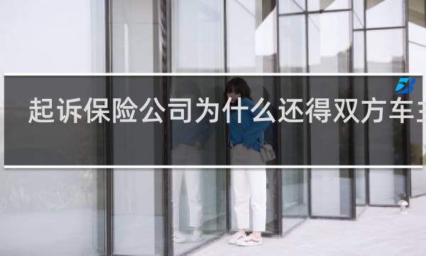 起诉保险公司为什么还得双方车主去