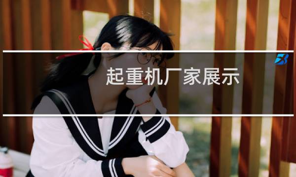 起重机厂家展示