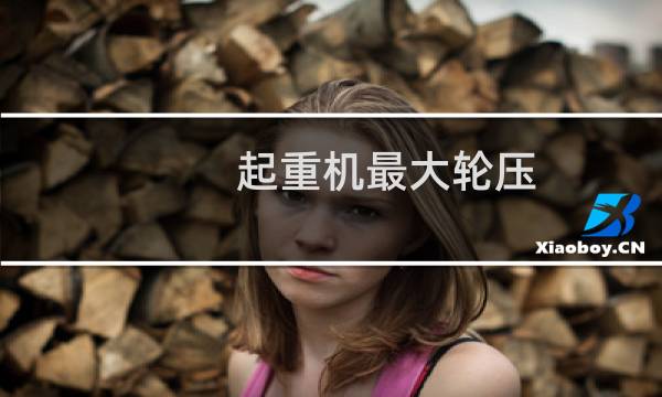 起重机最大轮压