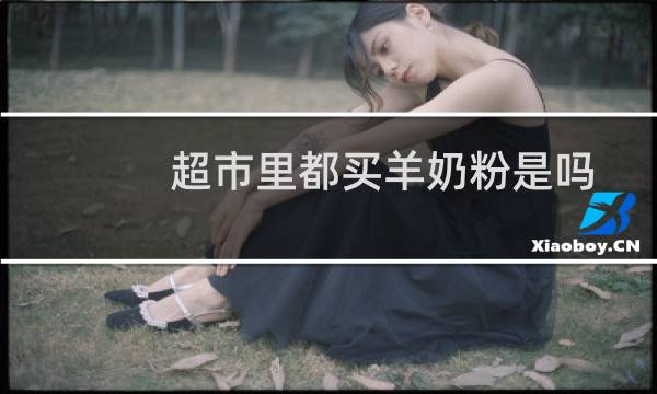 超市里都买羊奶粉是吗