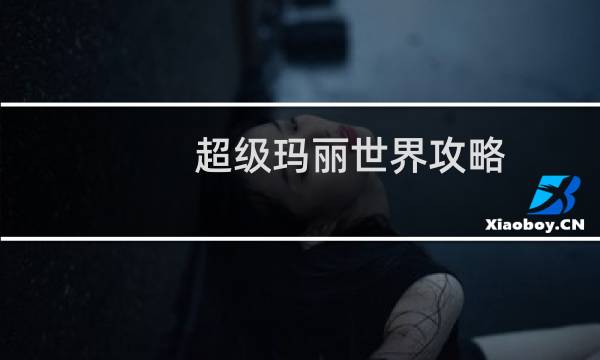 超级玛丽世界攻略