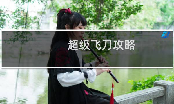 超级飞刀攻略