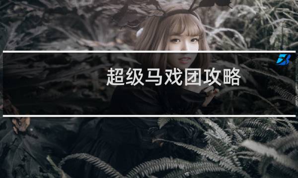 超级马戏团攻略