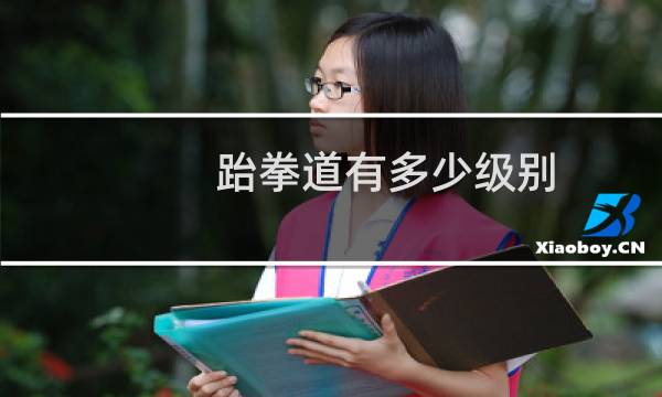 跆拳道有多少级别