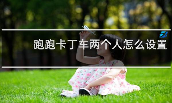 跑跑卡丁车两个人怎么设置