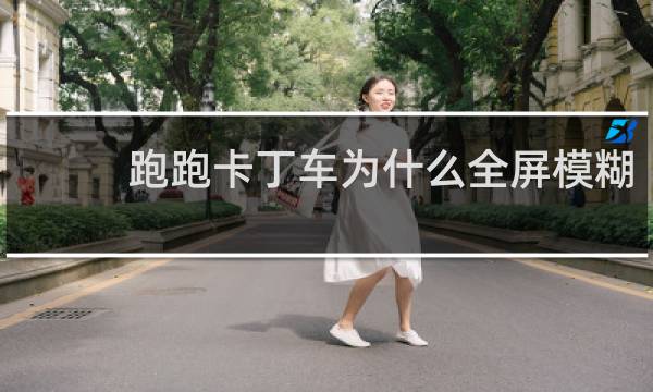 跑跑卡丁车为什么全屏模糊
