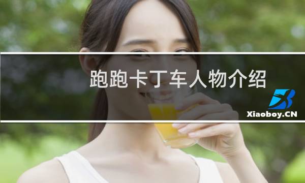 跑跑卡丁车人物介绍