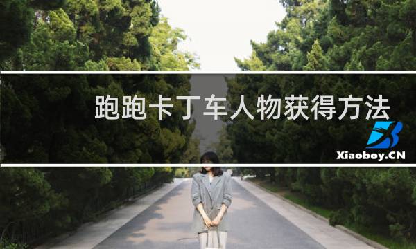 跑跑卡丁车人物获得方法