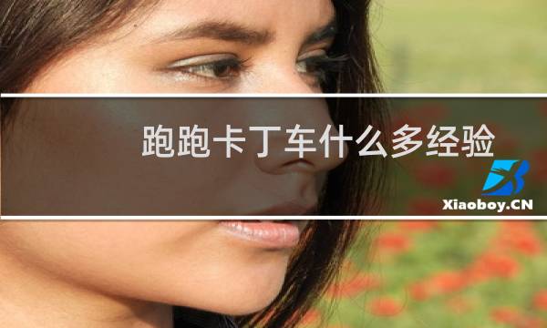 跑跑卡丁车什么多经验