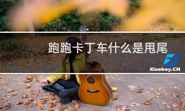 跑跑卡丁车什么是甩尾