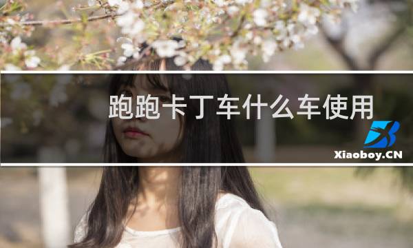 跑跑卡丁车什么车使用