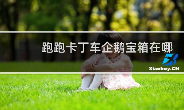 跑跑卡丁车企鹅宝箱在哪