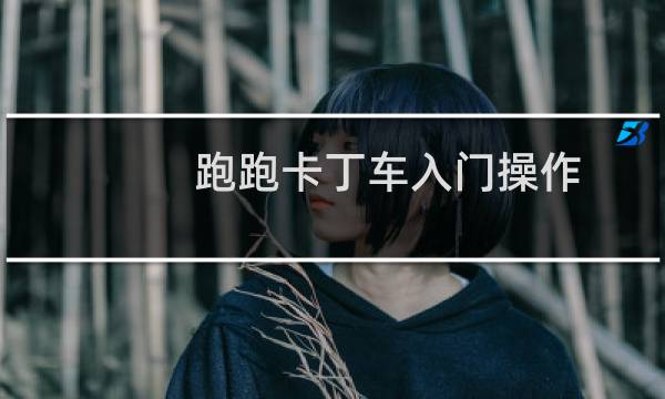 跑跑卡丁车入门操作