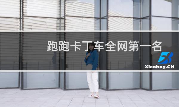 跑跑卡丁车全网第一名