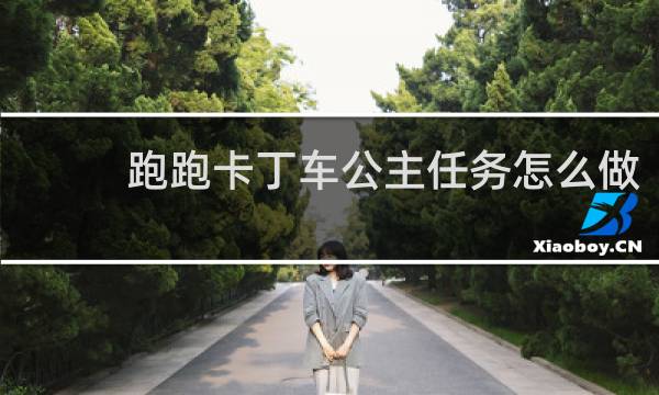 跑跑卡丁车公主任务怎么做