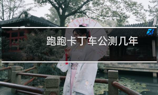 跑跑卡丁车公测几年