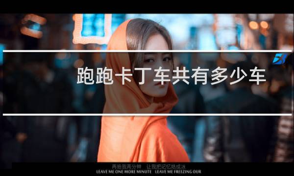 跑跑卡丁车共有多少车
