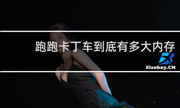 跑跑卡丁车到底有多大内存